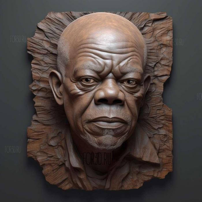 samuel jackson 4 stl model for CNC